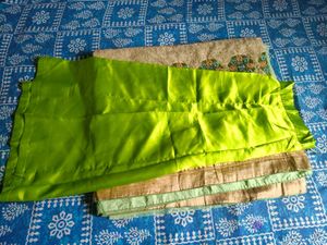 🔴 Premium Super Net Embroidered Saree With Petico