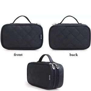 Black Makeup Organizer Bag