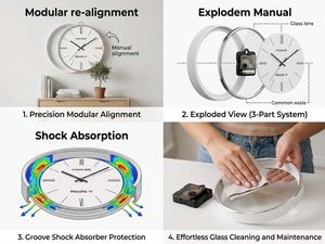 D'SIGNER Modern Wall Clock