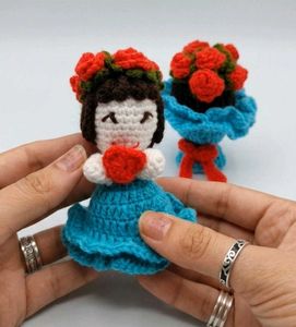 Crochet Doll with Heart