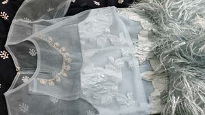Baby Blue  frock new