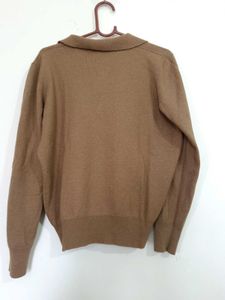 Classic Knit Polo Sweater