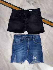 Bundle of 2 Women's Denim Shorts