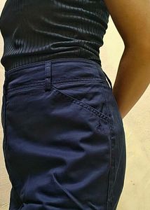 Navy blue skirt