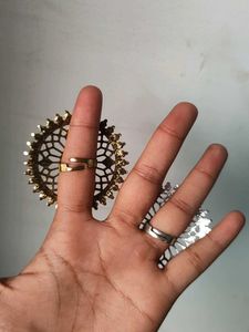 Statement Mandala Rings