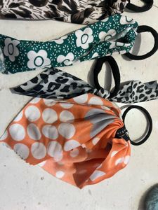 Cute Hair Ties with Scarves