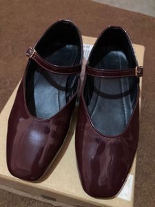 Burgundy Ballet Flats