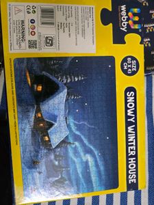 Webby Snowy Winter House 500 Piece Jigsaw Puzzle