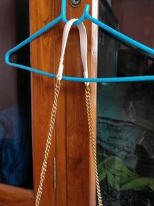 Branded Chic White Crossbody Bag