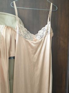 Vintage Lingerie Set - Robe &amp; Slip