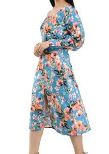 Floral Print Midi Dress