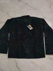 Stylish Textured Black Jacket