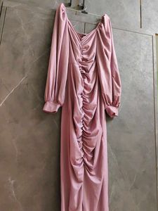 Elegant Ruched Midi Dress