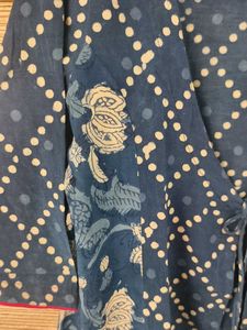 Blue Indigo Print Shrug XXL