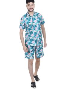 Men Floral Printed Co-ord Set