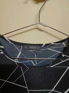 Stylish Geometric Print Dress