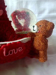 Beautiful Red Teddy Showpiece