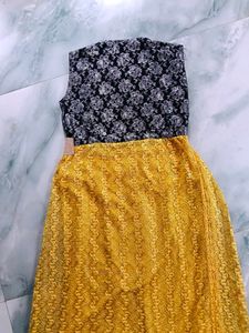 Beautiful Yellow Ethnic Gown