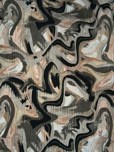Abstract Print Button-Up Tunic