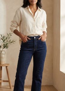 Classic Dark Wash Denim Jeans