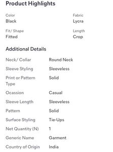 Chic Black Halter Neck Zip Crop Top