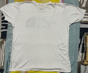 Authentic The North Face Logo Tee | White | Size M