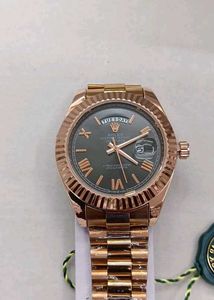 Rose Gold Rolex Style Watch