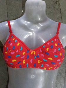 Cute Heart Print Bra (4 pieces, per piece 89/-)