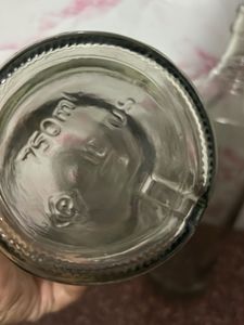 Vintage Glass Bottles Set