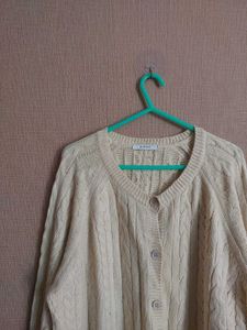 Cream Knit Cardigan