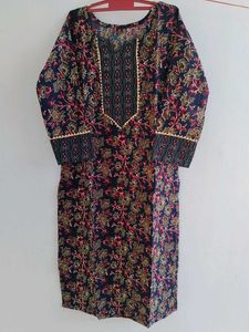 Floral Print Kurti Set