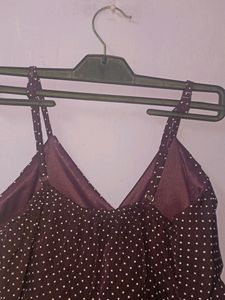 Maroon Partywear Top