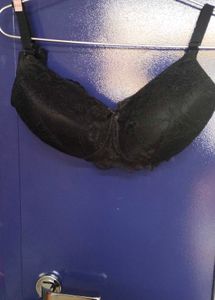 Black Lace Padded Bra