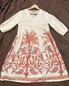 Bohemian Style Printed Midi Dress