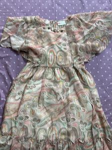Bohemian Style Paisley Print Dress