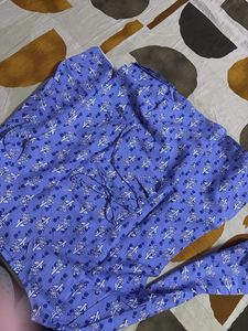 Lavender Printed Kurti