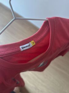 Watermelon Coloured Cropped Graphic Tee