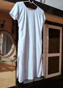 White Kurti Set