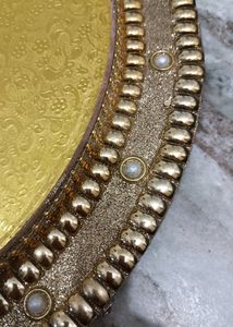 stones decorated Plates