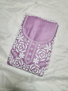 “Eid Special Unstitched Cotton Suit with Dupatta