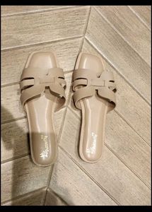 Women's Beige Wedge Sandals