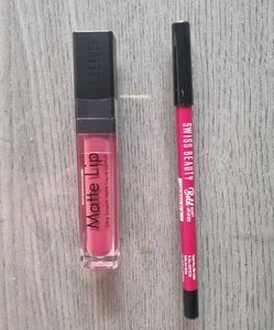 Swiss Beauty Matte Liquid Lipstick &amp; Liner