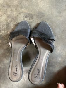 Elegant Black Suede Heels