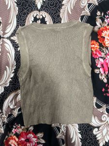 Zara Knit Sleeveless Top