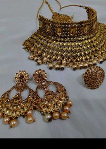 Bridal Jewellery Set- Golden Color🎁