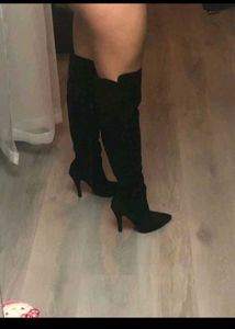 Baddie Boots Black Thigh High ✨👠
