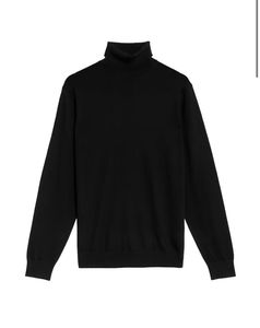 Zara Black Turtleneck Knit Sweater