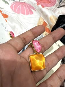 Chic Gemstone Drop Earrings