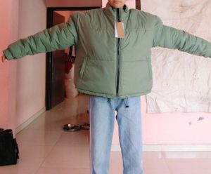 Reversible Mock-Collar Puffer Jacket