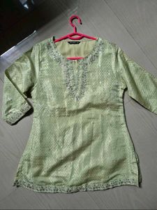 Embroidered Kurta Top